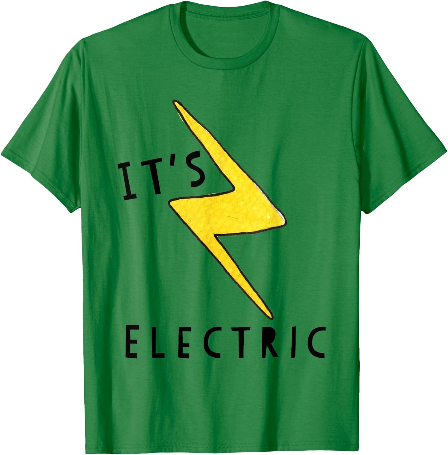 Science is Awesome by Spirit Taffy It's Electric, Funny Lightning Bolt T-Shirt - T-Shirt | Irish Green