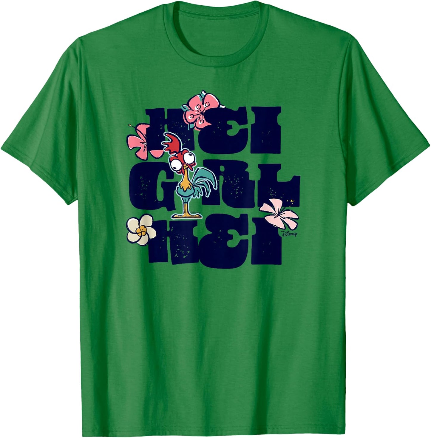 Moana - HEI Girl HEI Rooster T-Shirt - T-Shirt | Irish Green