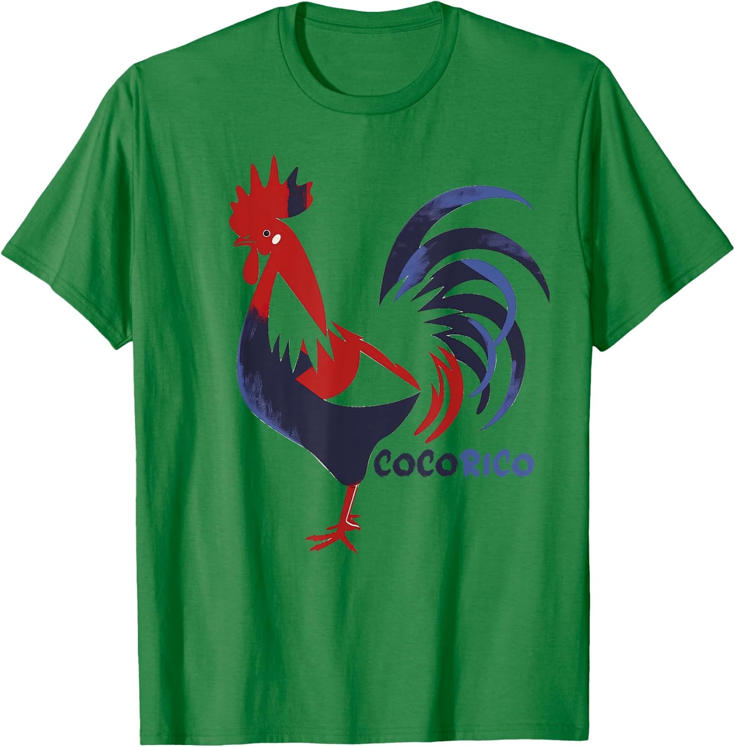 Cocorico Coq Symbol French Patriot Pride France T-Shirt - T-Shirt | Irish Green