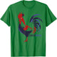 Cocorico Coq Symbol French Patriot Pride France T-Shirt - T-Shirt | Irish Green
