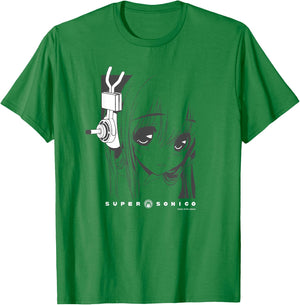 NITRO ORIGIN Erwachsene Anime-Fans Rosa Klein EU S Sommer Klassisch Cartoon Anime Rundhals Halbarm Polyester 100% Doppelt genähter Saum Mischgewebe aus Baumwolle und Polyester T-Shirt - T-Shirt | Irish Green