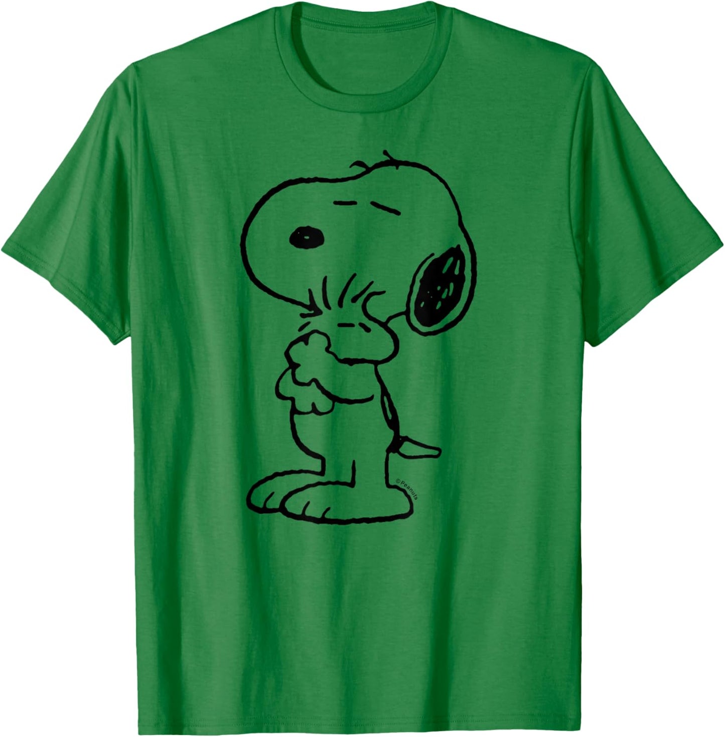 Peanuts Snoopy Loves Woodstock , blue T-Shirt - T-Shirt | Irish Green