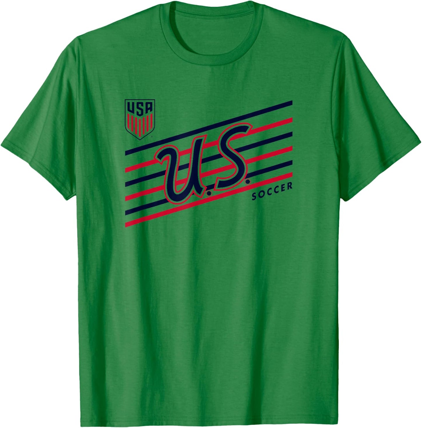 U.S. Soccer Retro Perform White USMNT Officially Licensed T-Shirt - T-Shirt | Irish Green