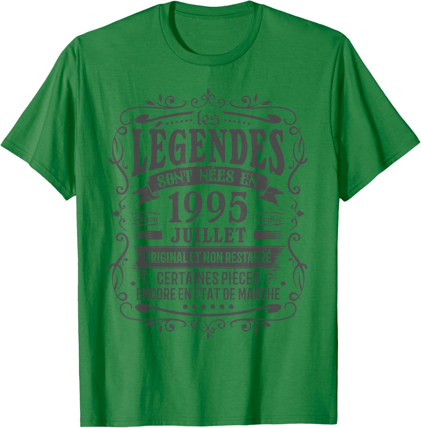 July 1995 Birthday 30 years Man Born In July 1995 T-Shirt - T-Shirt | Irish Green