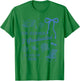 The Summer I Graduated Class of 2026 Seashell Coastal Beach T-Shirt - T-Shirt | Irish Green