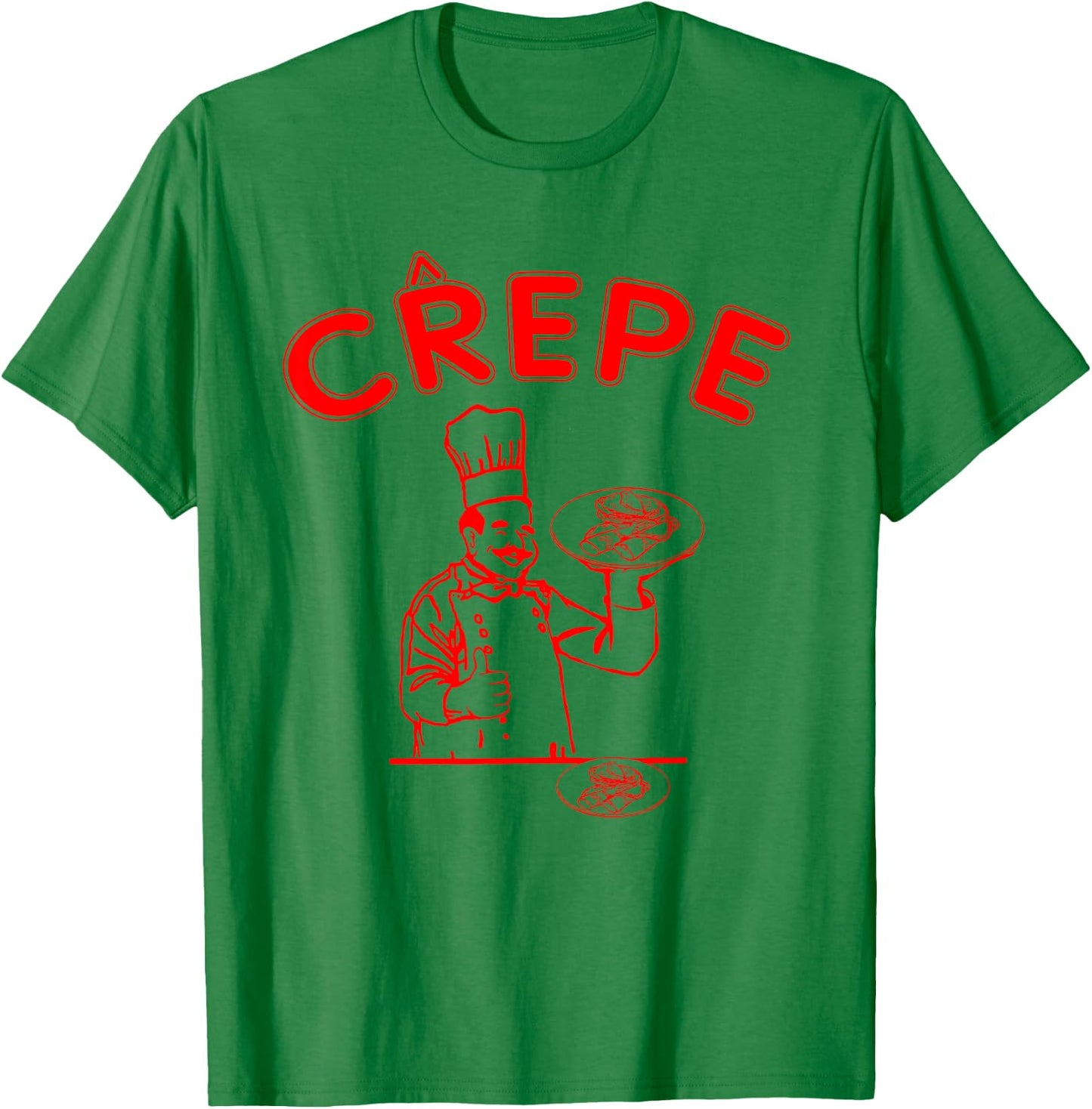 Crepe Crêpes lustig T-Shirt - T-Shirt | Irish Green