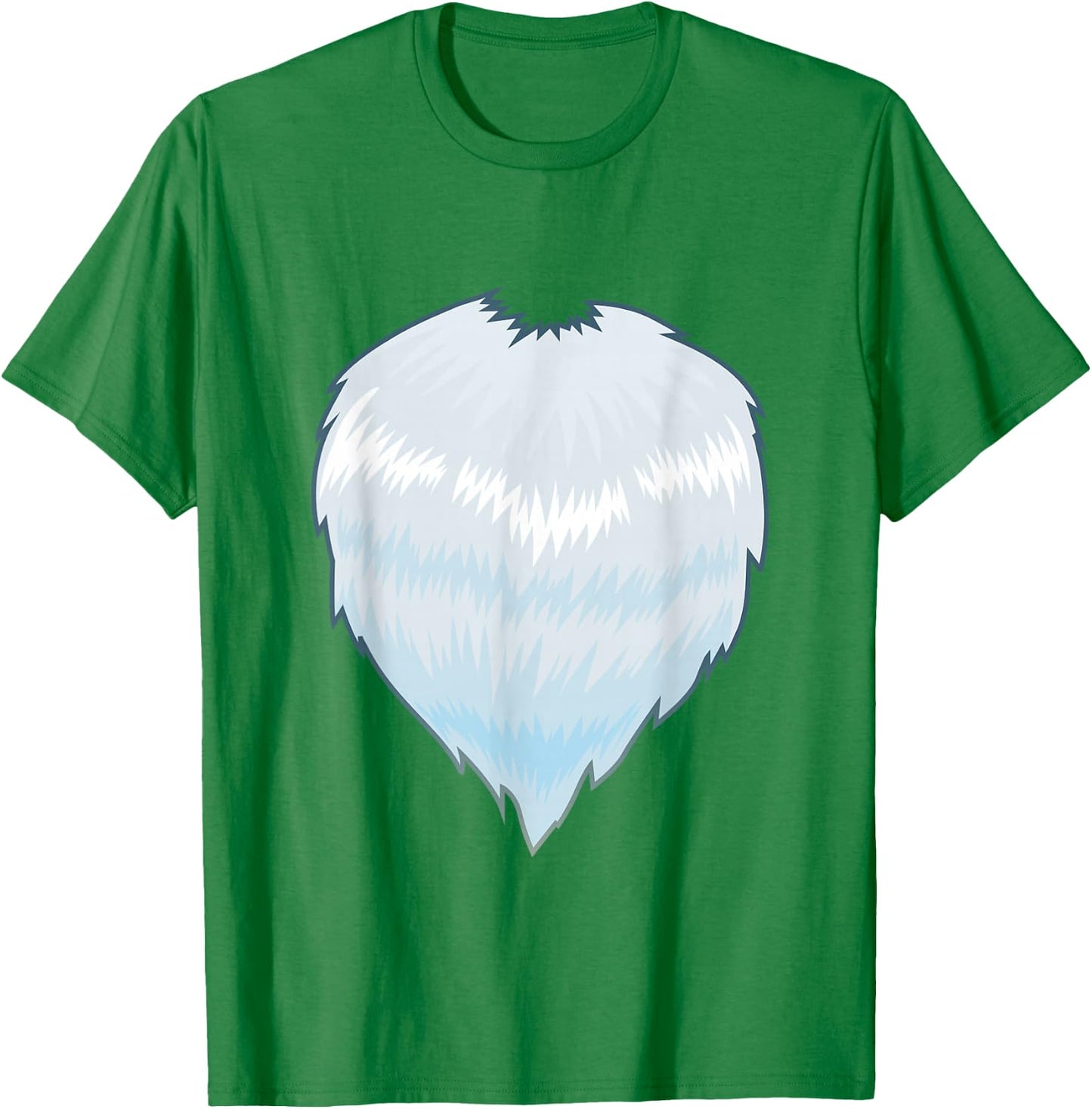 Fox Costume Furry Body Chest Cosplay Easy Halloween T-Shirt - T-Shirt | Irish Green