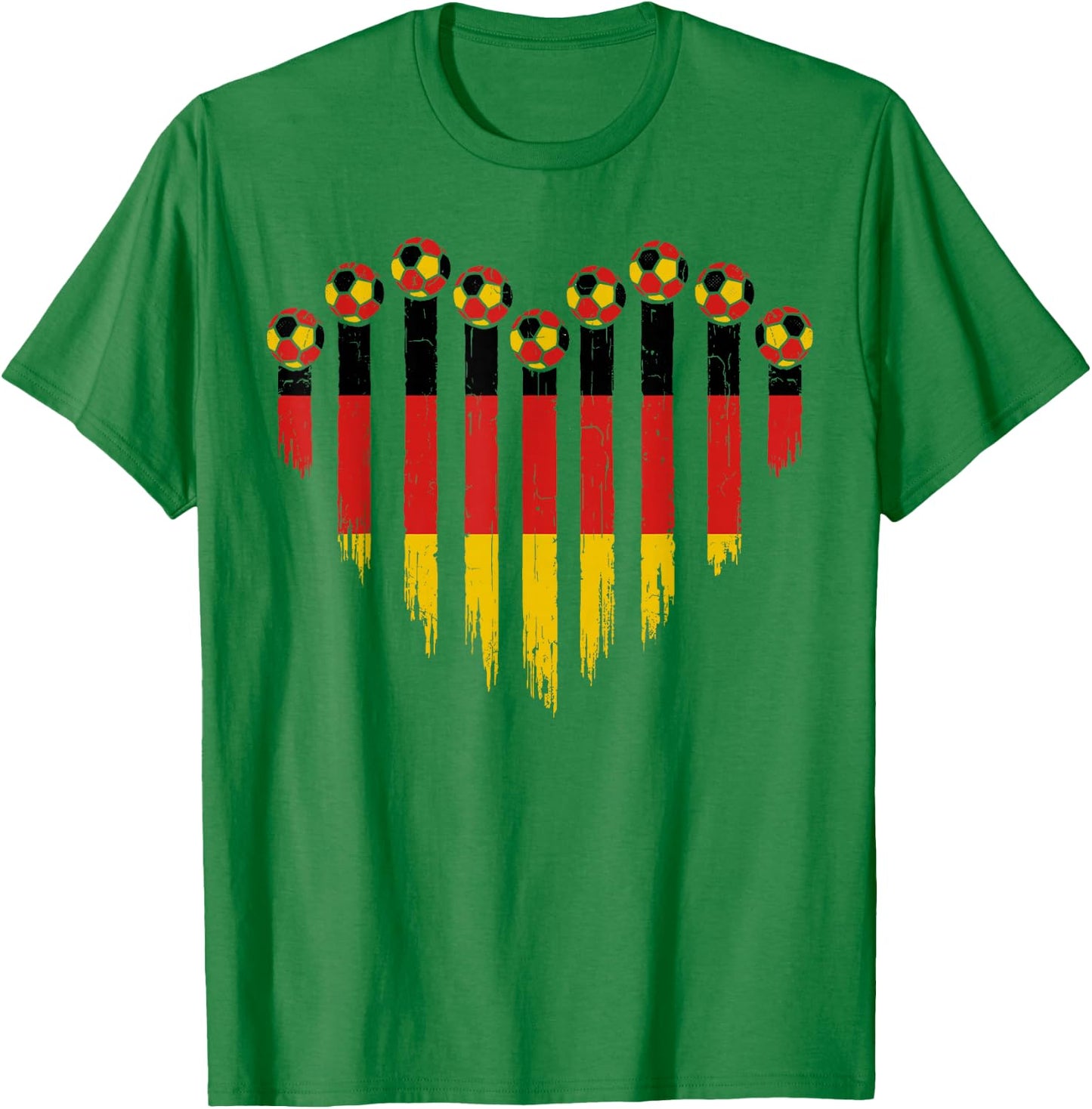 Deutsche Flagge Neuheit Deutschland T-Shirt - T-Shirt | Irish Green