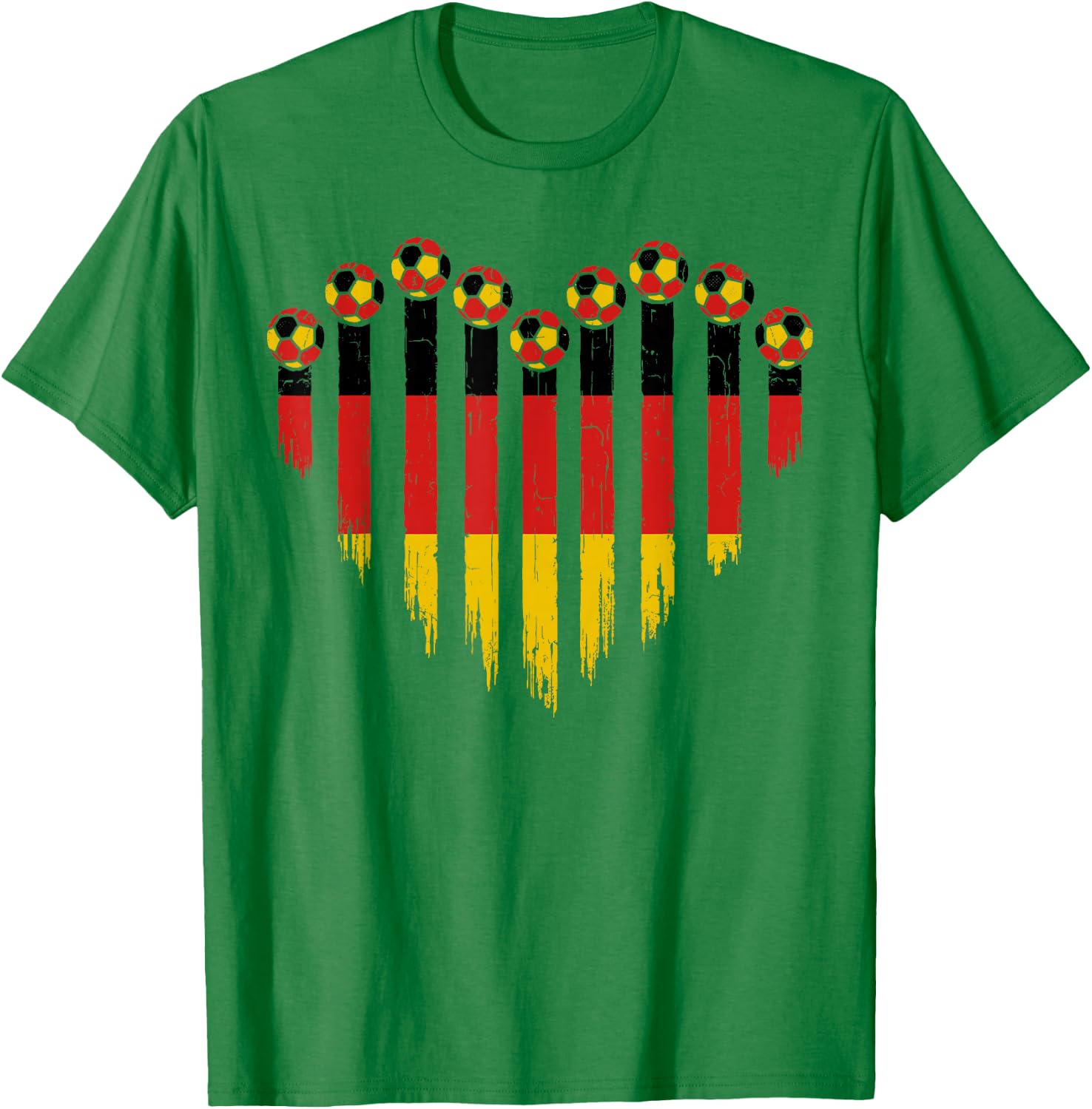 Deutsche Flagge Neuheit Deutschland T-Shirt - T-Shirt | Irish Green