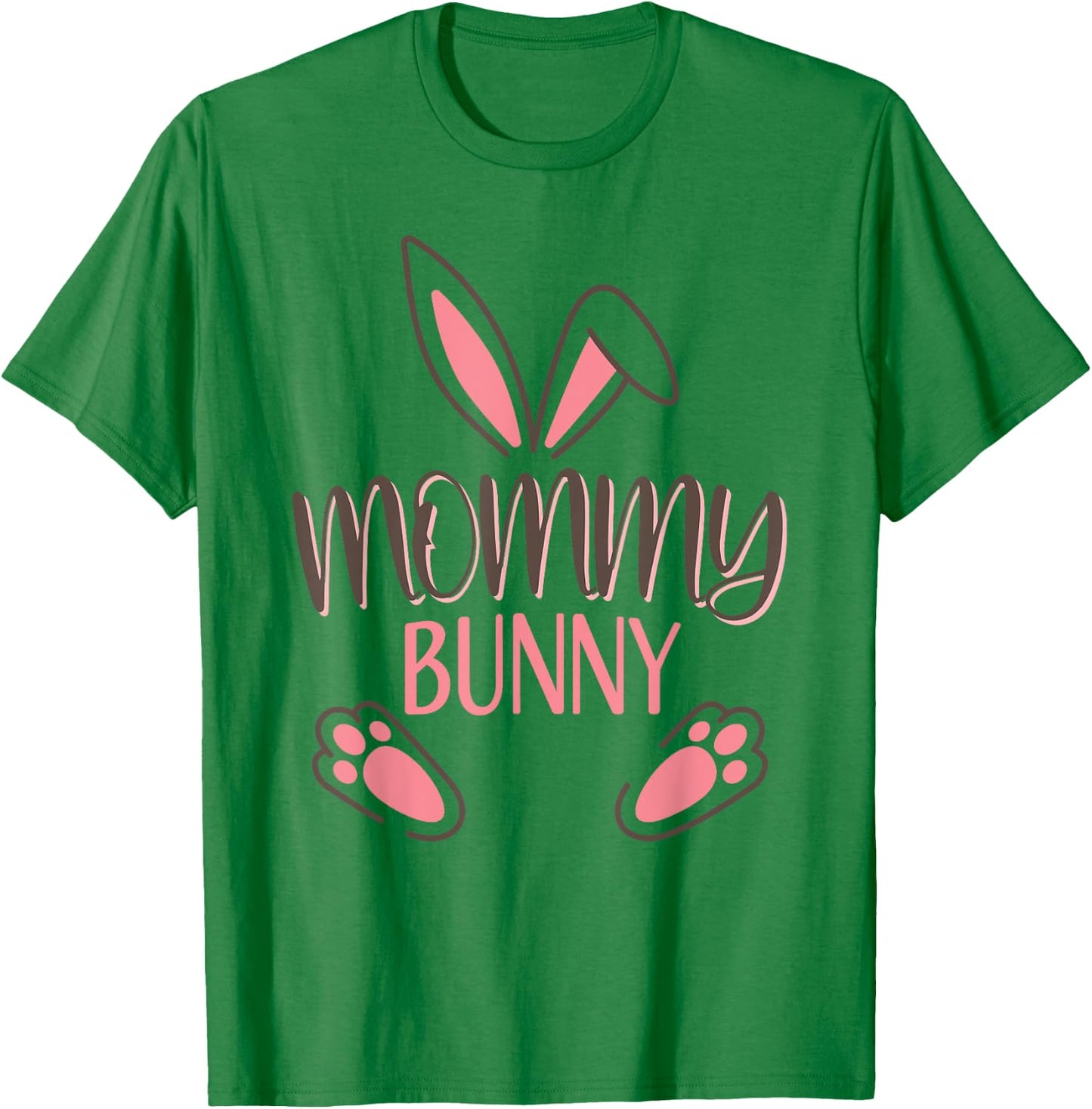Mommy Bunny Easter Costume Mom Mother T-Shirt - T-Shirt | Irish Green