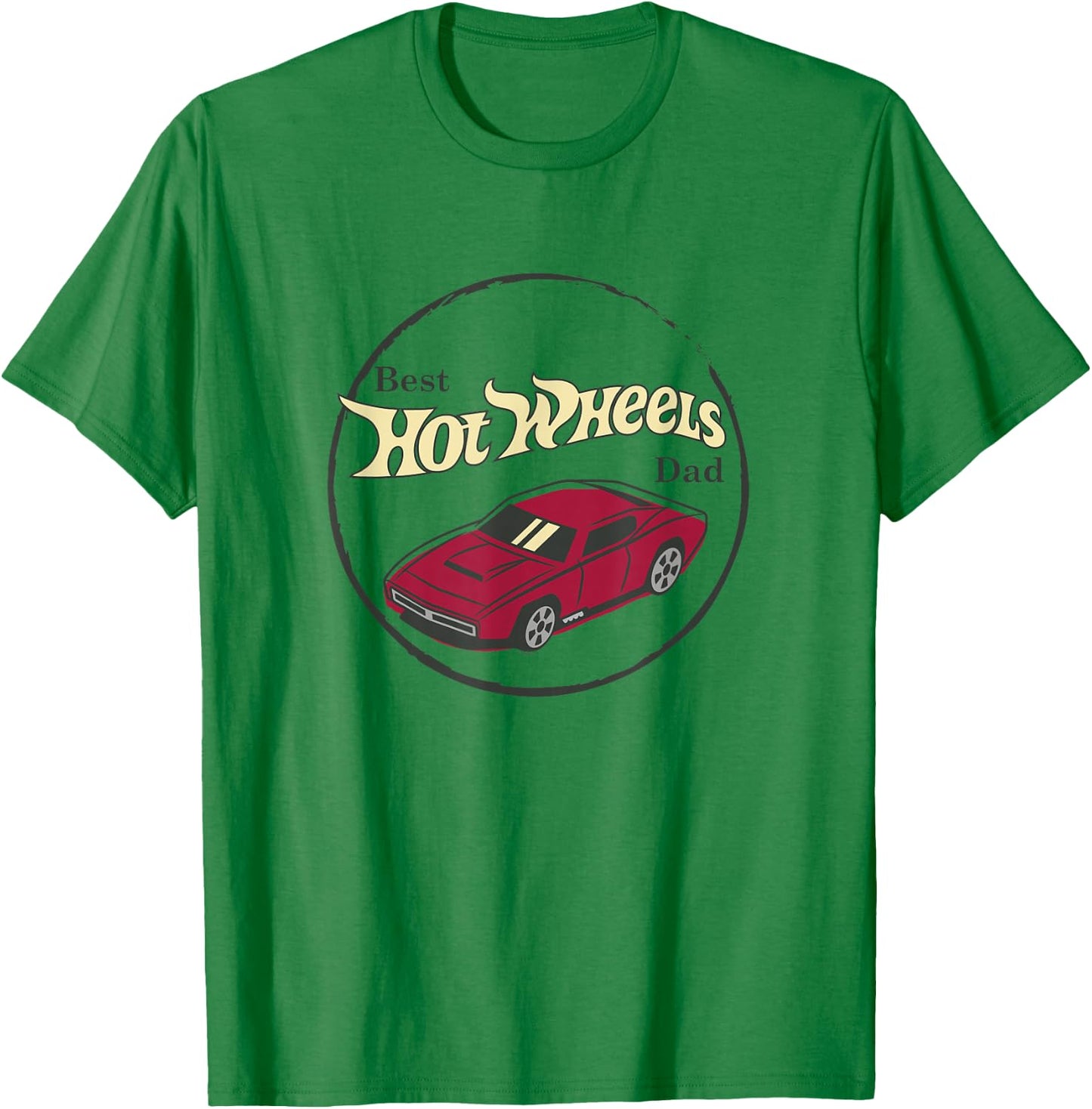 Hot Wheels - Father's Day Best Hot Wheels Dad T-Shirt - T-Shirt | Irish Green