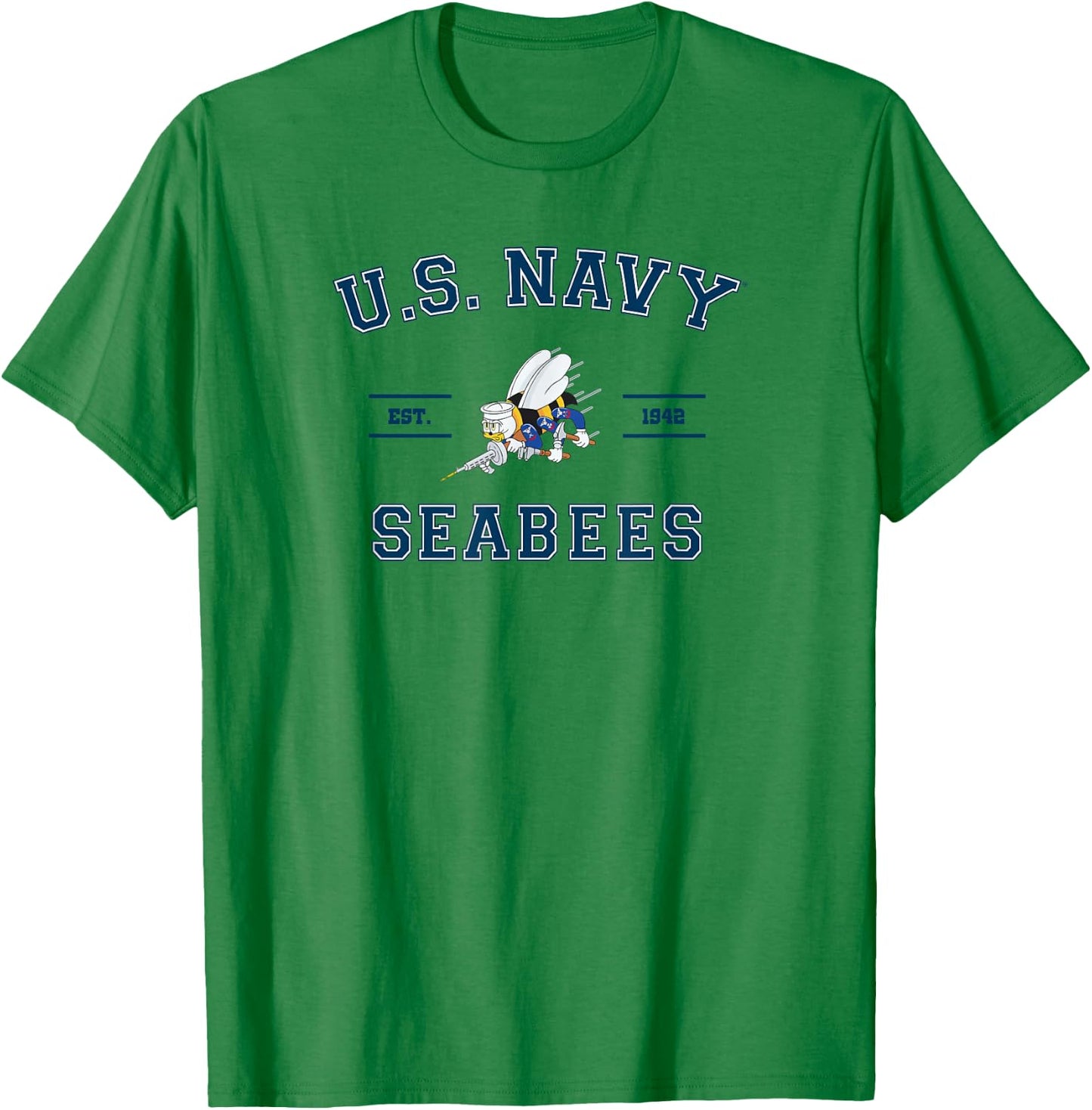 U.S. Navy Seabees T-Shirt - T-Shirt | Irish Green