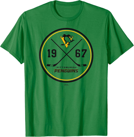 Pittsburgh Penguins Prize White Officially Licensed T-Shirt - T-Shirt | Irish Green