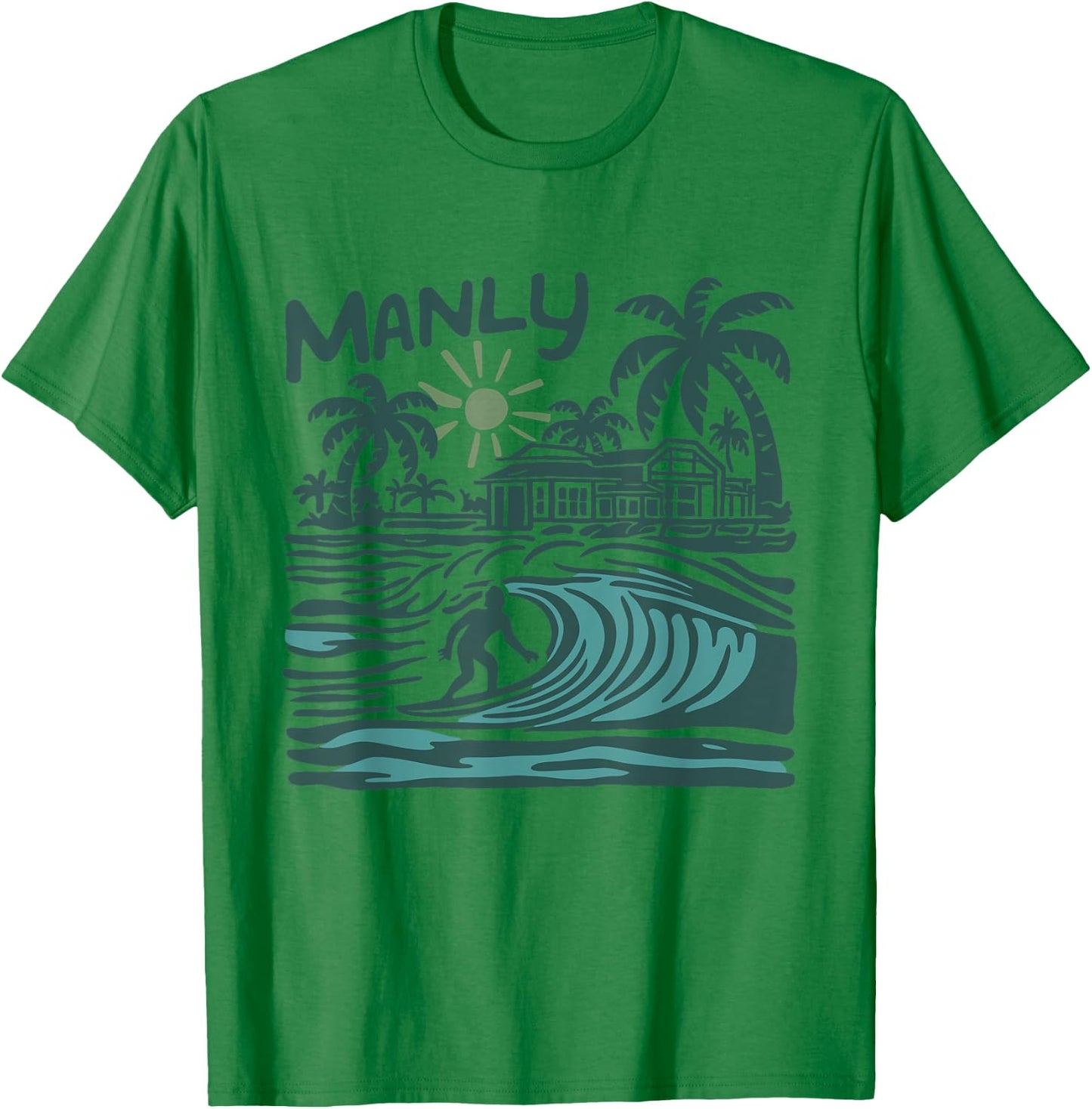 Australia Manly Beach T-Shirt - T-Shirt | Irish Green