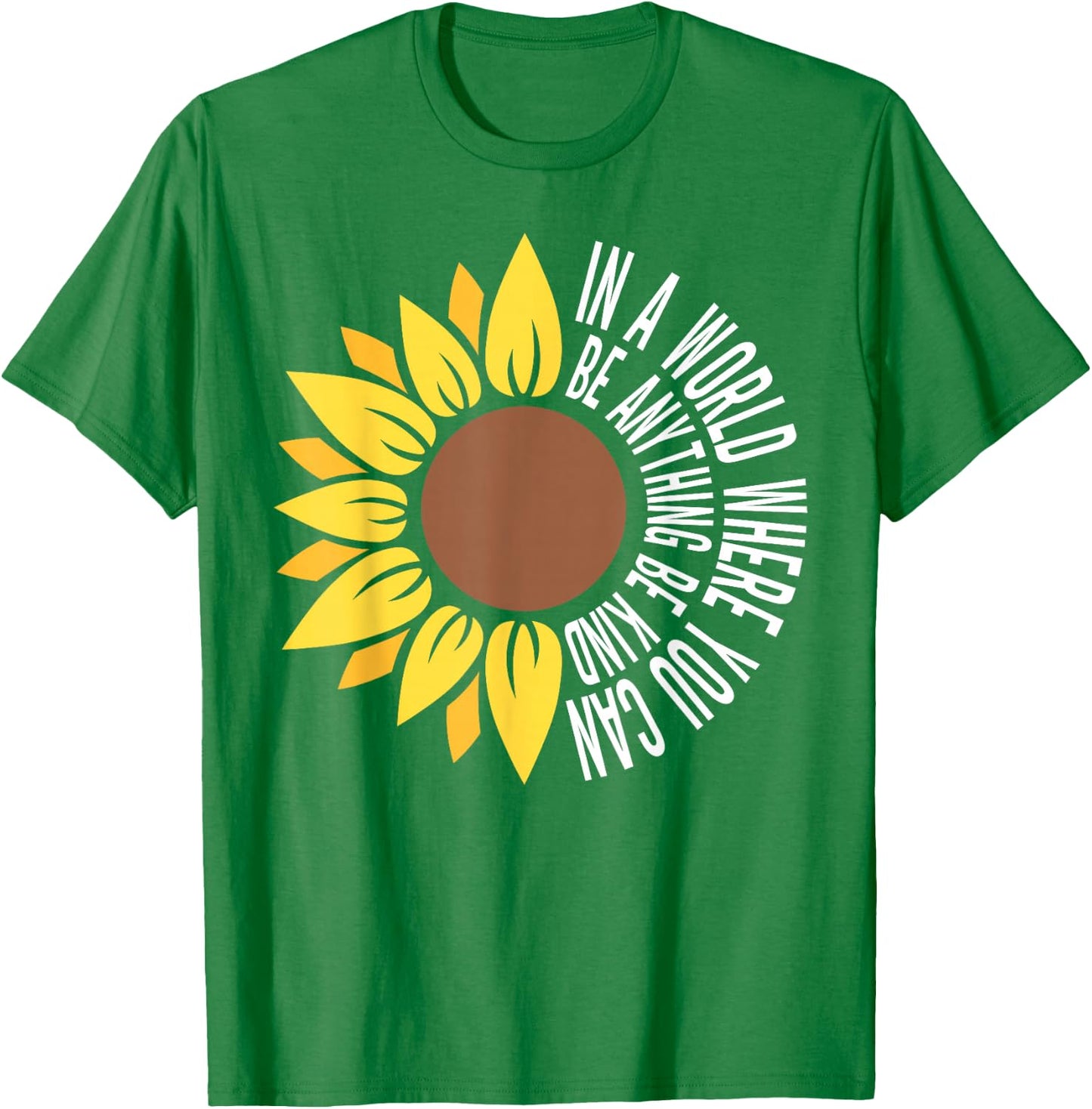 Sunflower Unity Day Orange Anti Bullying Be Kind Unity Day T-Shirt - T-Shirt | Irish Green