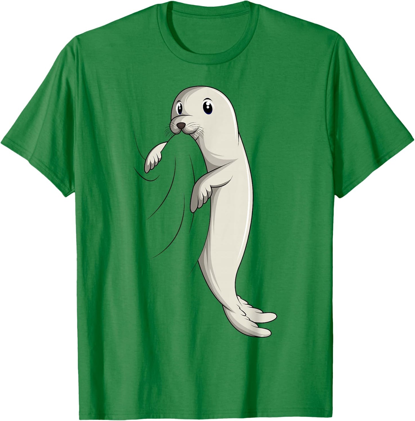Seal Sea Lion Seal Kids Girls Boys Women's T-Shirt - T-Shirt | Irish Green