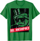 Monopoly Rich Uncle Pennybags Graphic Logo Poster T-Shirt - T-Shirt | Irish Green