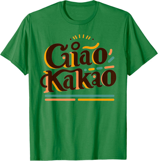 Ciao Kakao - Ciao Kakao , White T-Shirt - T-Shirt | Irish Green