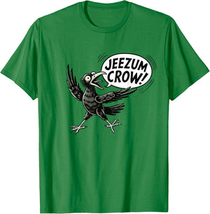 Jesus Crow, Vermont T-Shirt - T-Shirt | Irish Green