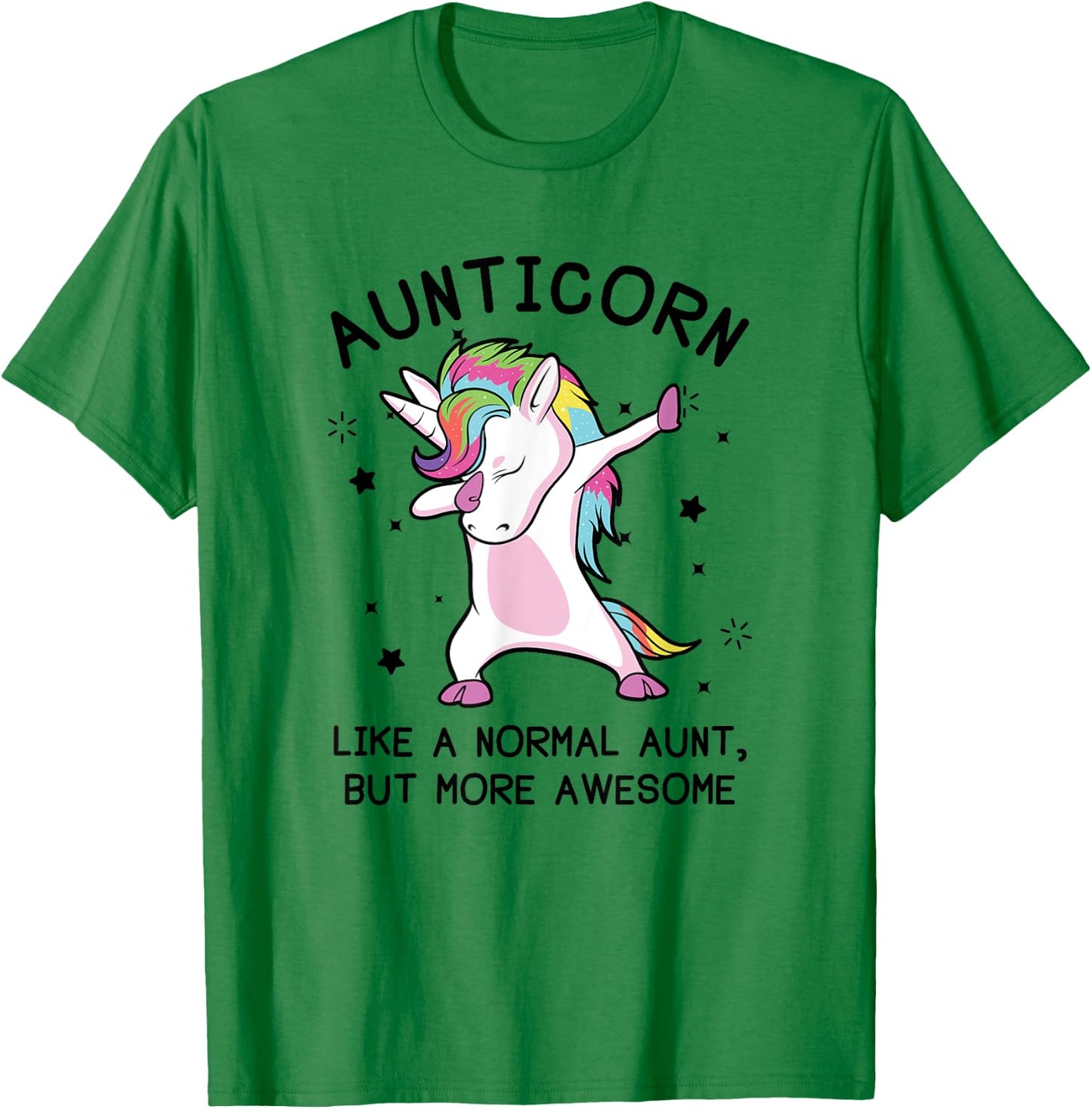 Aunt Unicorn Shirts, Aunticorn Awesome Unicorn Aunt T-Shirt - T-Shirt | Irish Green