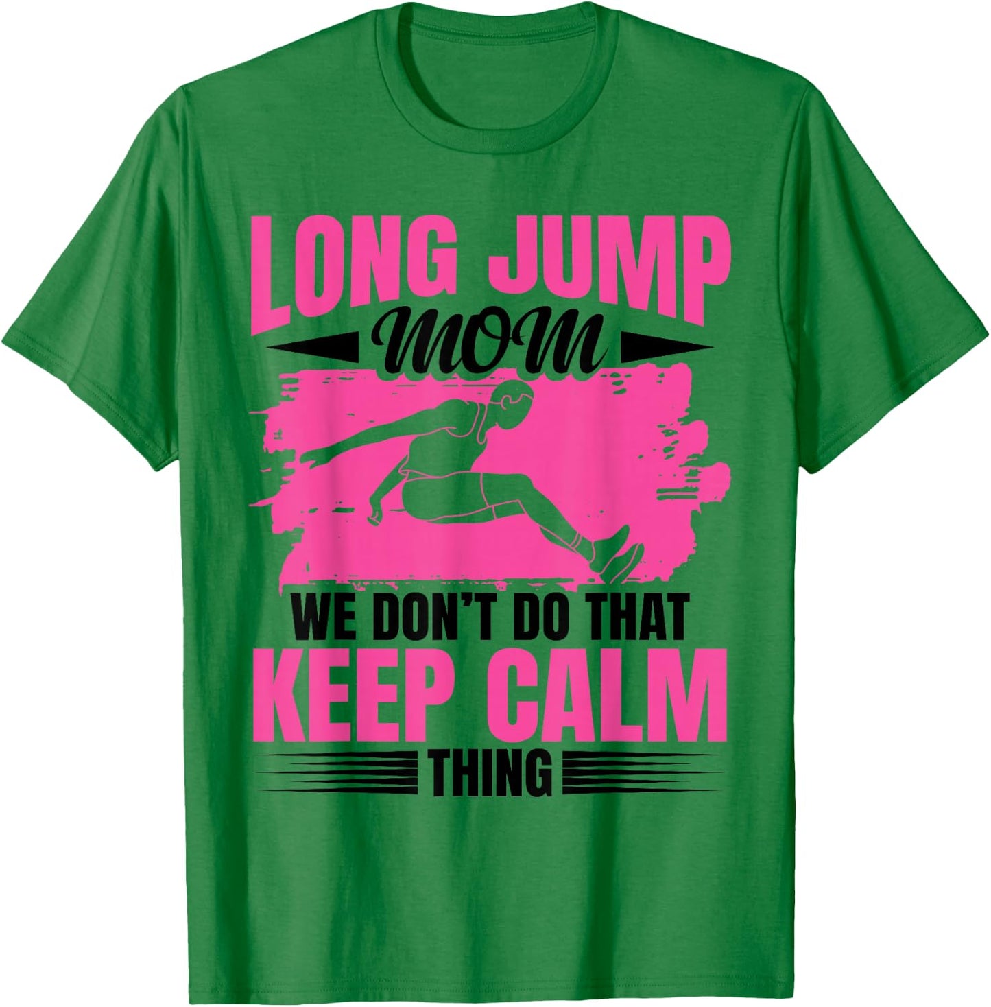 Long Jumper Spikes Track and Field Shoes Long Jump Athlete T-Shirt - T-Shirt | Irish Green