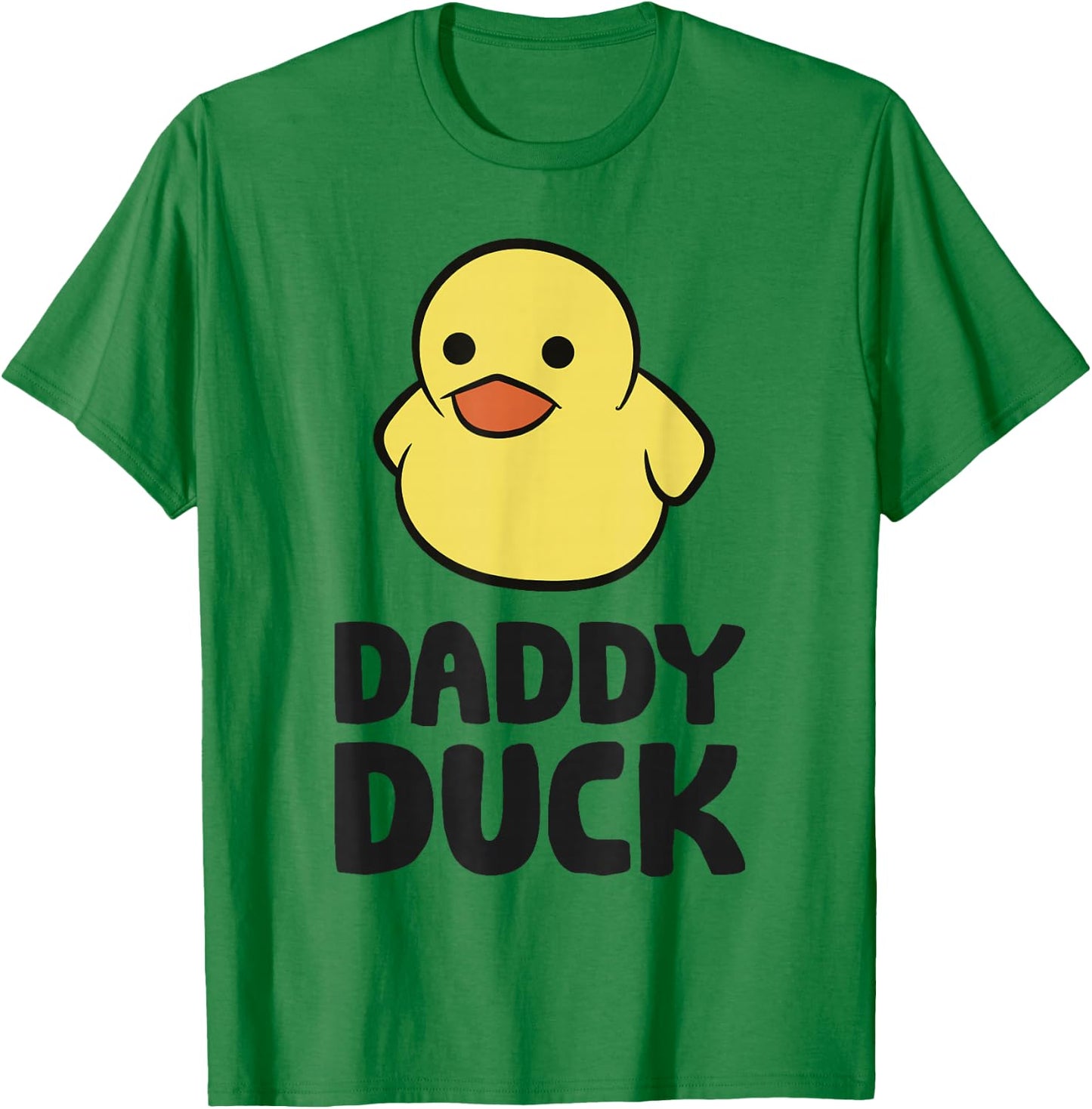 Daddy Duck Rubber Duck Dad T-Shirt - T-Shirt | Irish Green