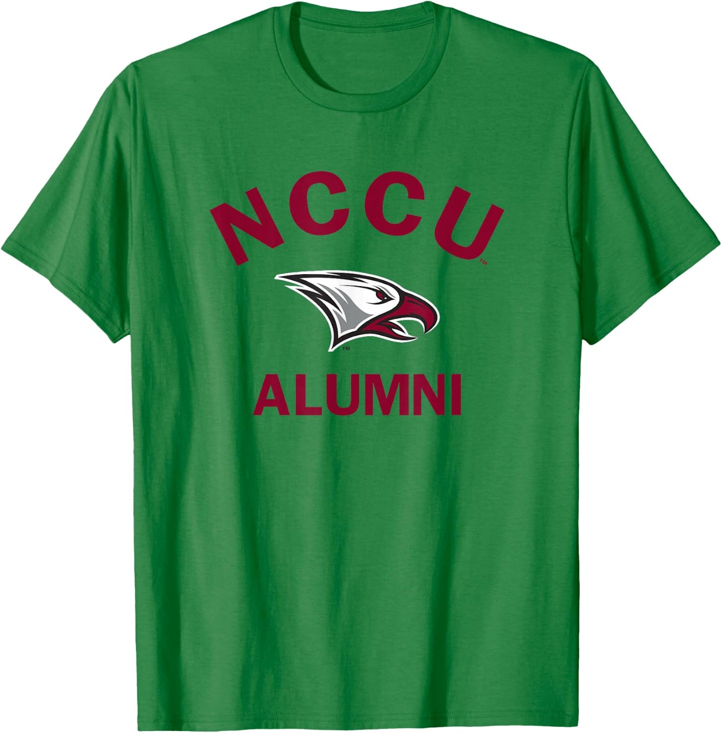 North Carolina Central NCCU Eagle Arched Alumni T-Shirt - T-Shirt | Irish Green