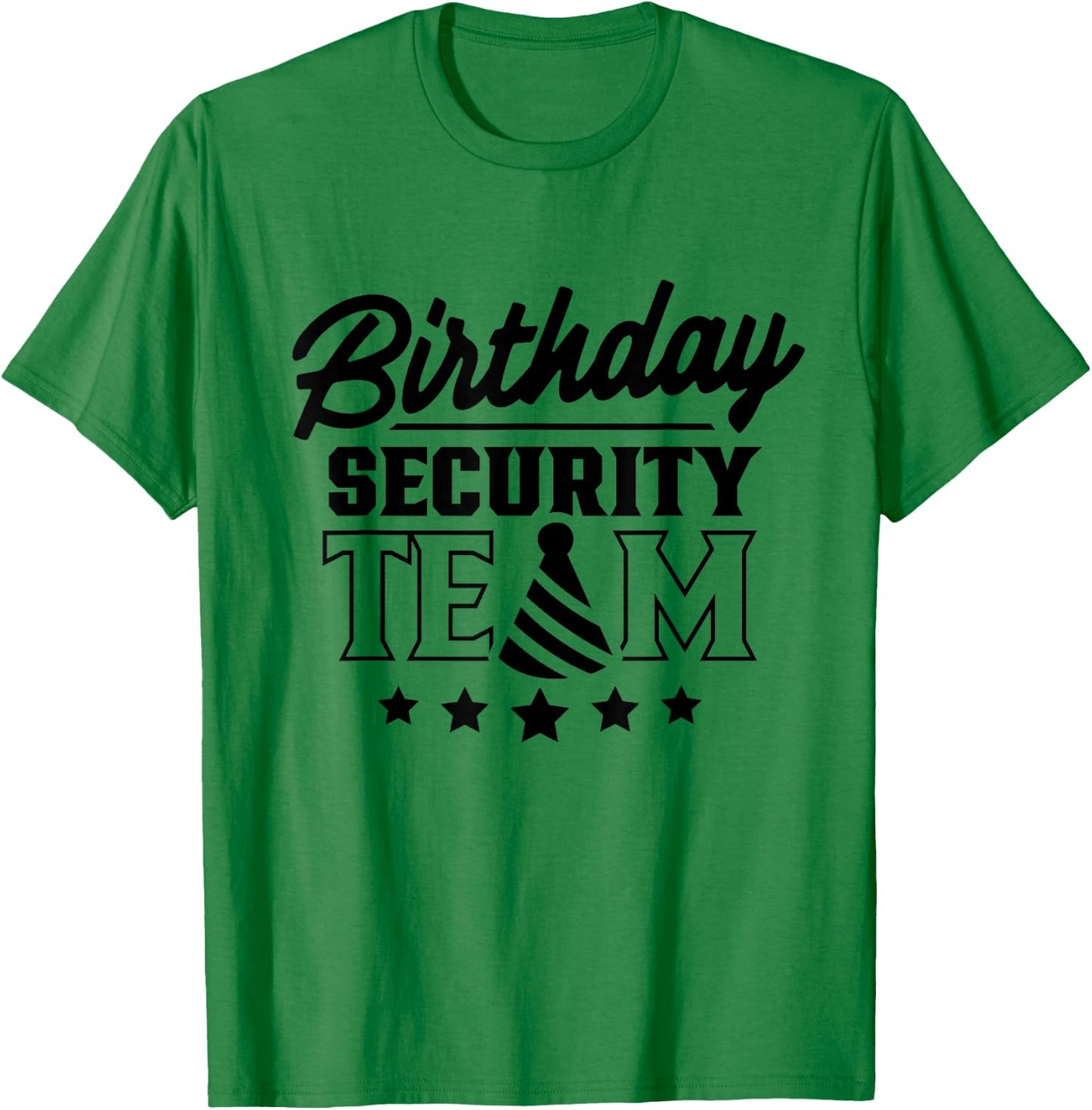 Geburtstag Security Team Bodyguard Job Officer T-Shirt - T-Shirt | Irish Green