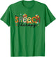 Thanksgiving Speech Therapy Thankful SLP Turkey Speechie T-Shirt - T-Shirt | Irish Green