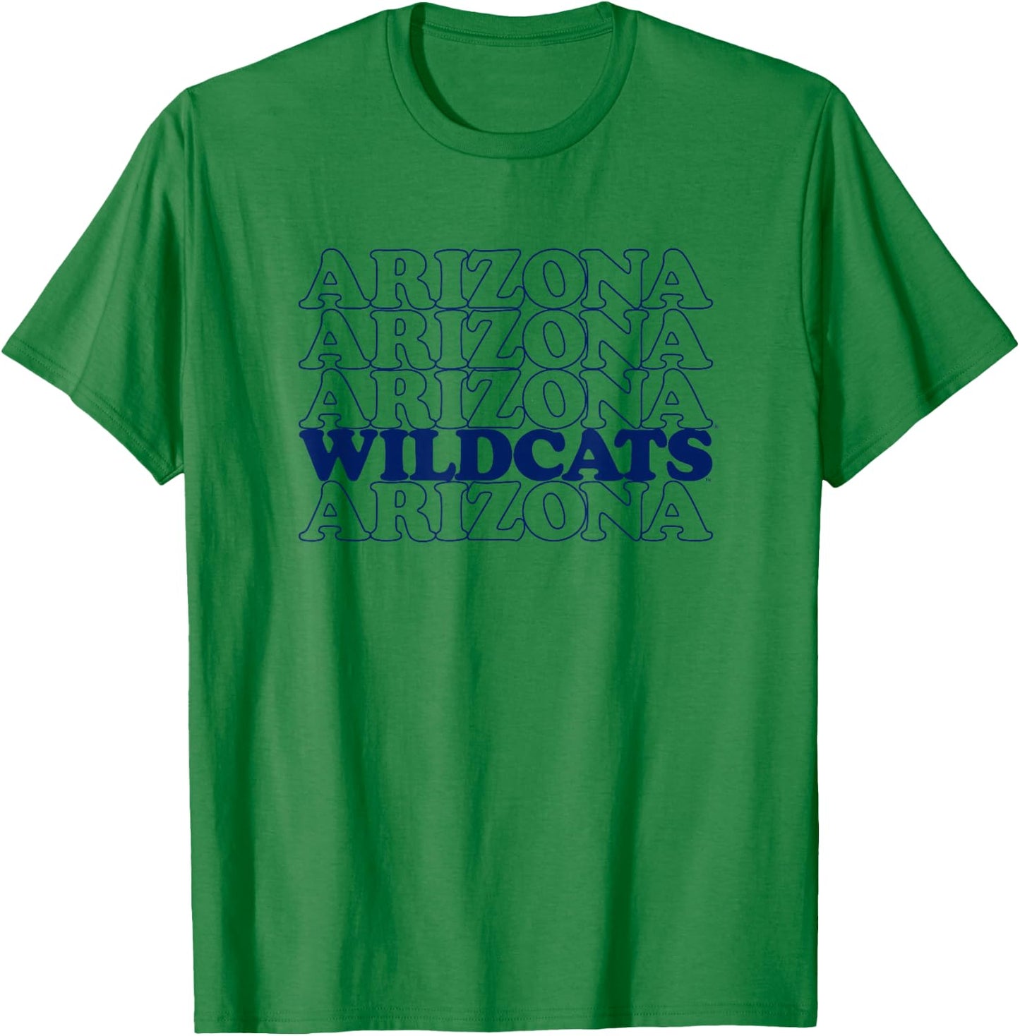 University of Arizona Wildcats Stacked Spirit T-Shirt - T-Shirt | Irish Green