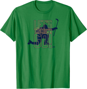 Matthew Tkachuk - Let's Tkachuking Go - Florida Hockey T-Shirt - T-Shirt | Irish Green