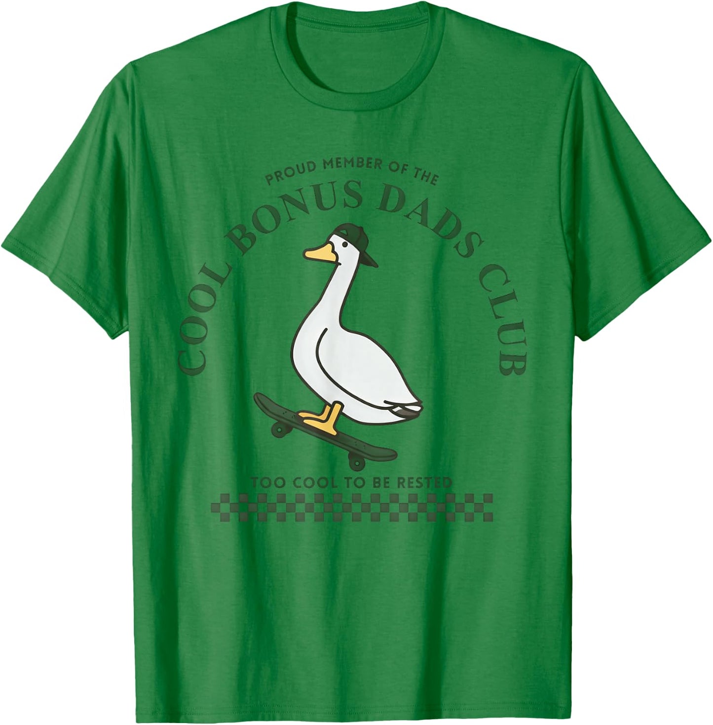 Step Dad, Cool Bonus Dads Club, Father's Day T-Shirt - T-Shirt | Irish Green