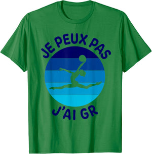I Can't Have GR Rhythmic Gymnastics Ball GRS T-Shirt - T-Shirt | Irish Green