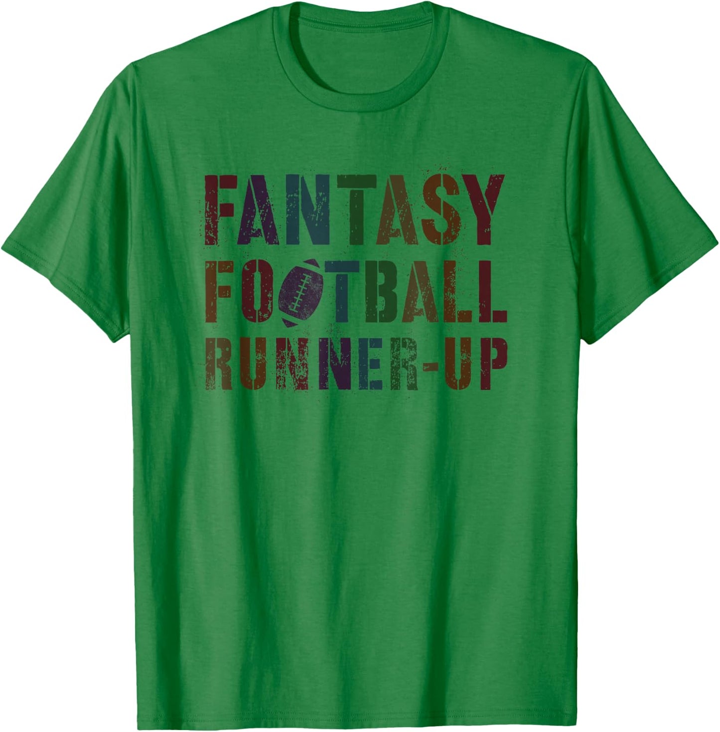 Classic Fantasy Football Runners-Up for Husband, Newcomer, Commish T-Shirt - T-Shirt | Irish Green