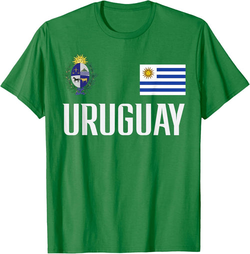 Uruguay Flag Uruguayan Football Soccer Fan Men Women Kids