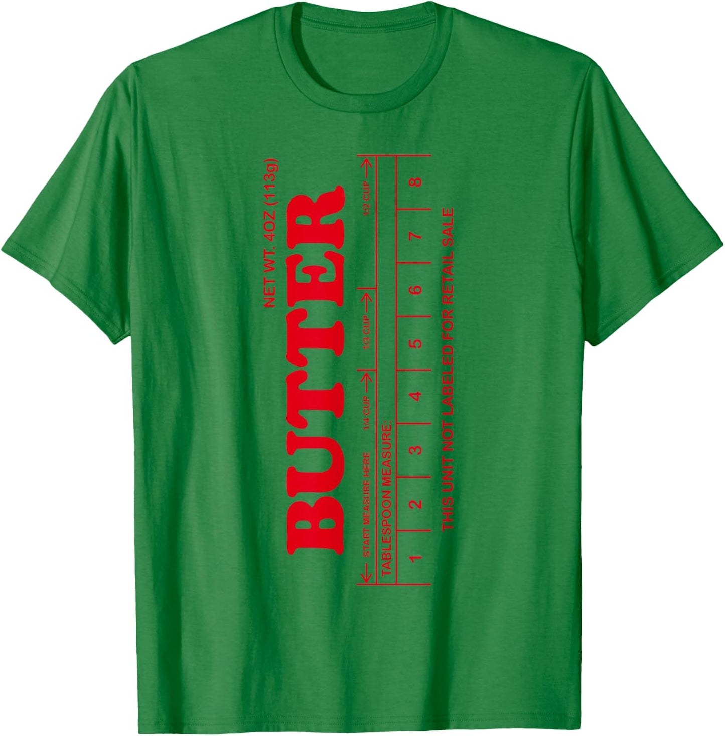 Butter Stick - Red funny T-Shirt - T-Shirt | Irish Green