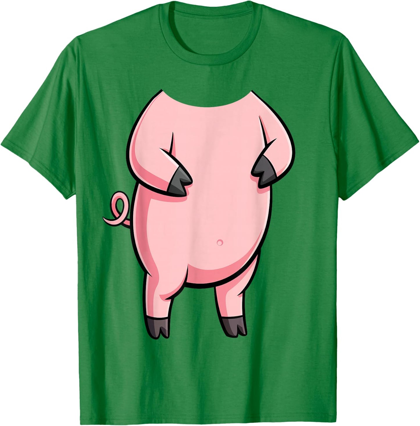 Schweine-Shirt für Erwachsene, Kinder, Herren, Damen, Rosa, Body Pig Kostüm T-Shirt - T-Shirt | Irish Green