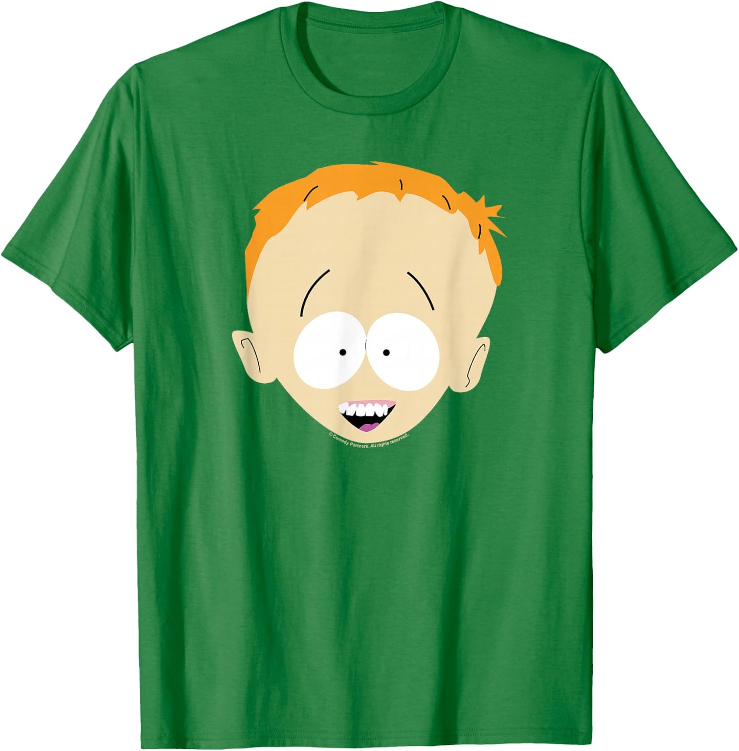 South Park Timmy Smile Face Halloween , Red, S T-Shirt - T-Shirt | Irish Green