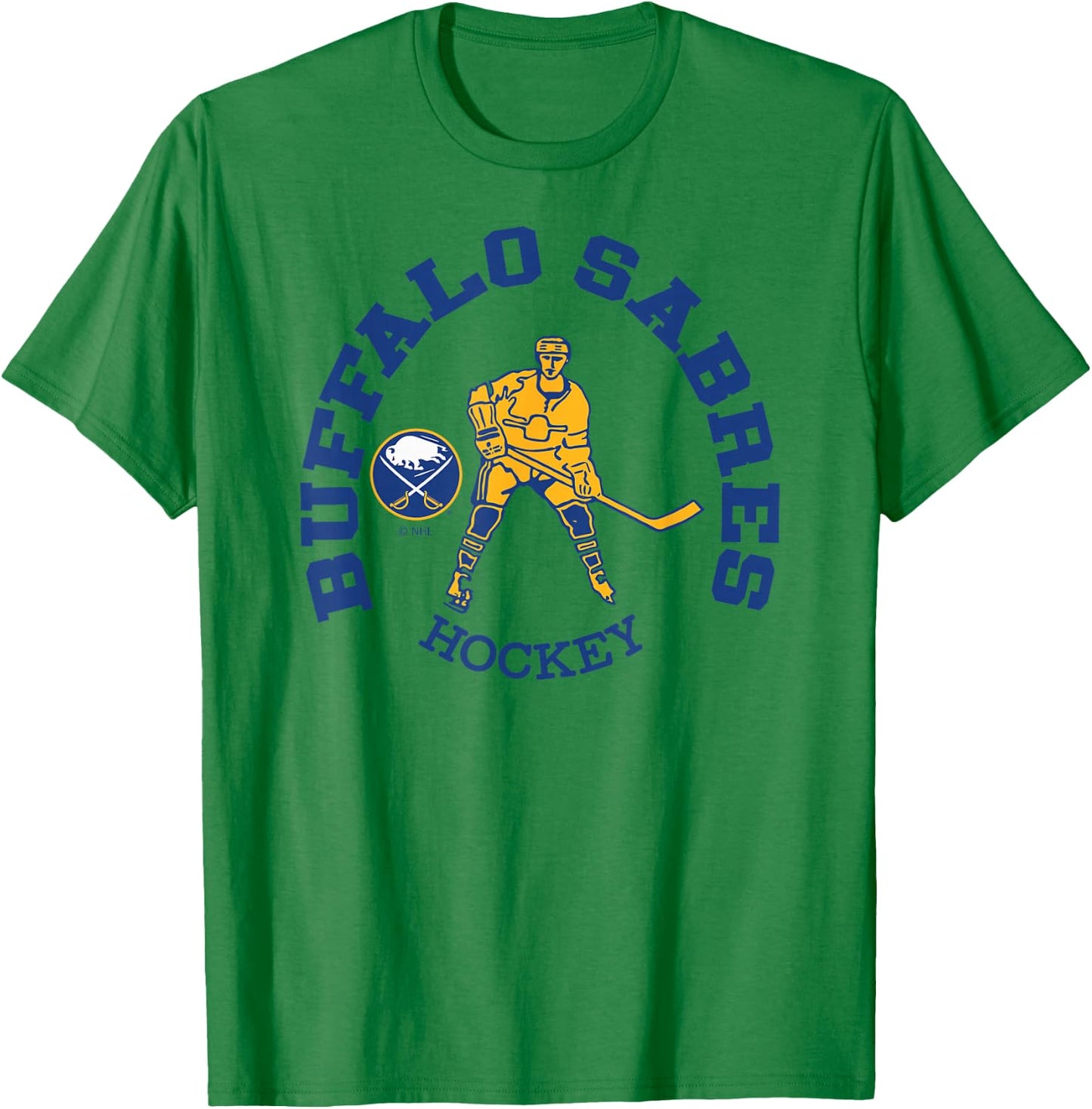 Buffalo Sabres Edge Gray Officially Licensed T-Shirt - T-Shirt | Irish Green