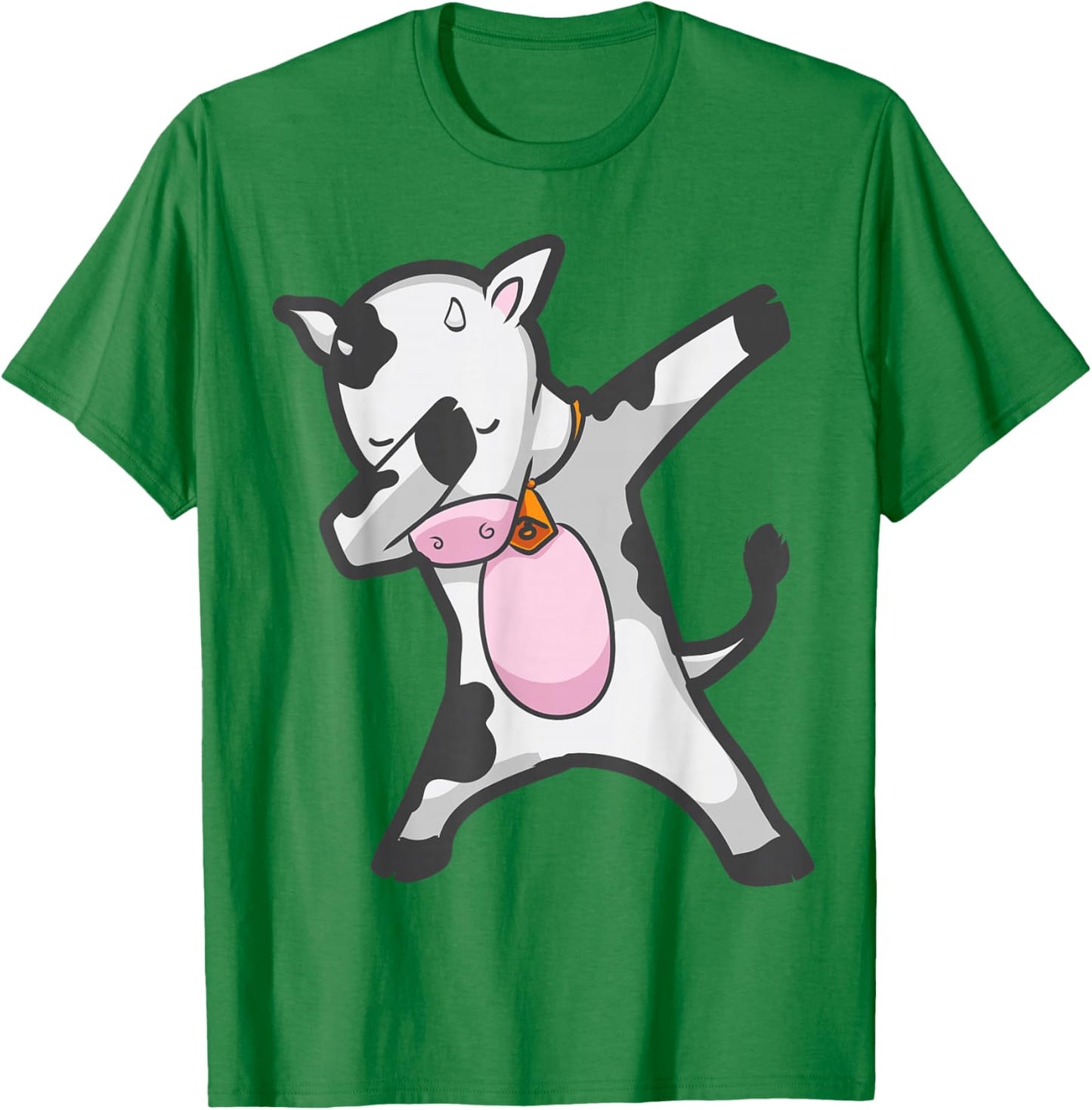 Dabbing COW - CALF | Dab Animal T-Shirt - T-Shirt | Irish Green