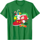 Sonic The Hedgehog Christmas Knuckles The Echidna Presents T-Shirt - T-Shirt | Irish Green