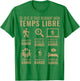 Funny Christmas Gift Mountain Hiking Free Time Hiking T-Shirt - T-Shirt | Irish Green
