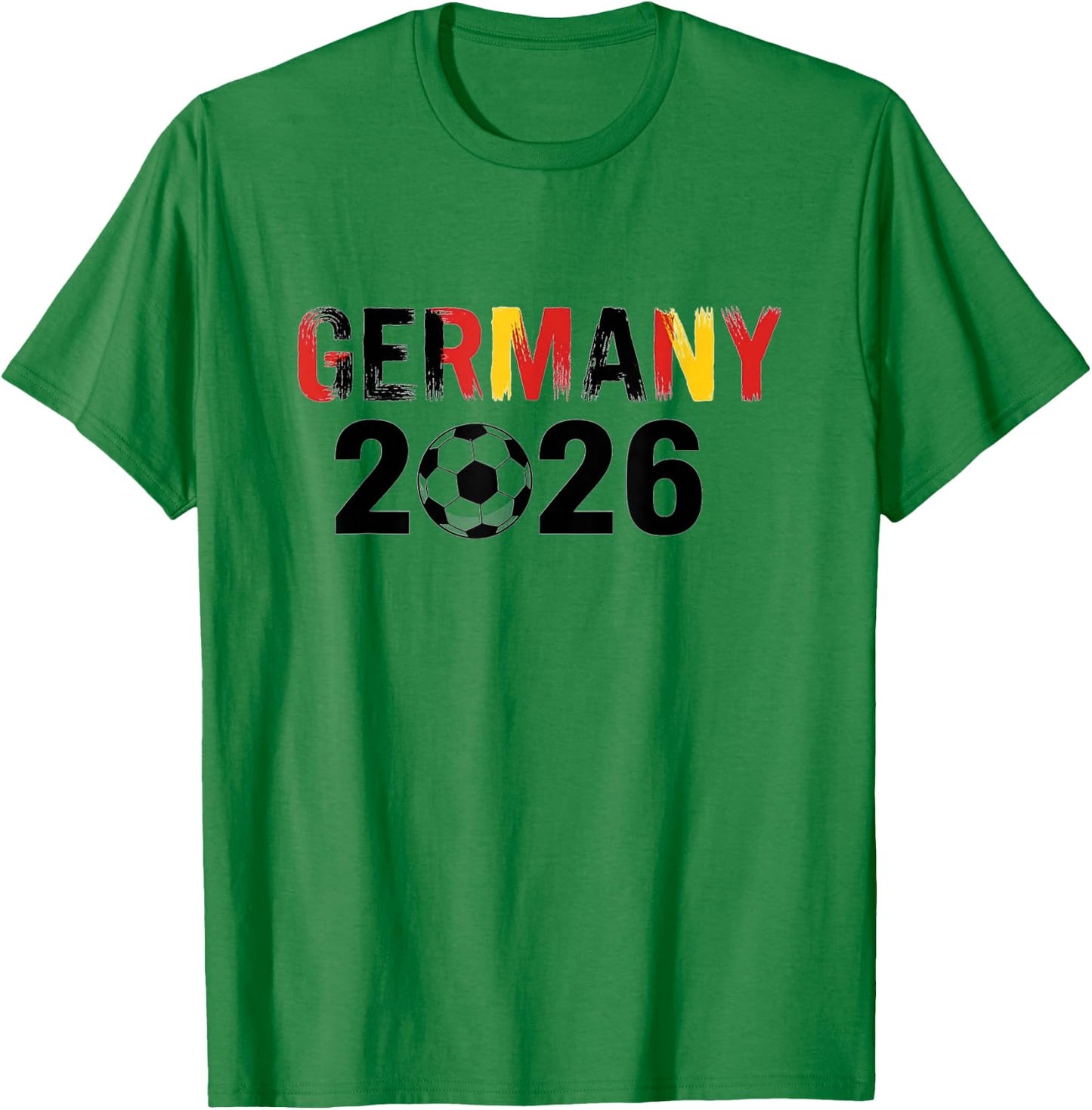 Deutschland 2026 Fußball Fan Trikot 2026 Deutschland T-Shirt - T-Shirt | Irish Green
