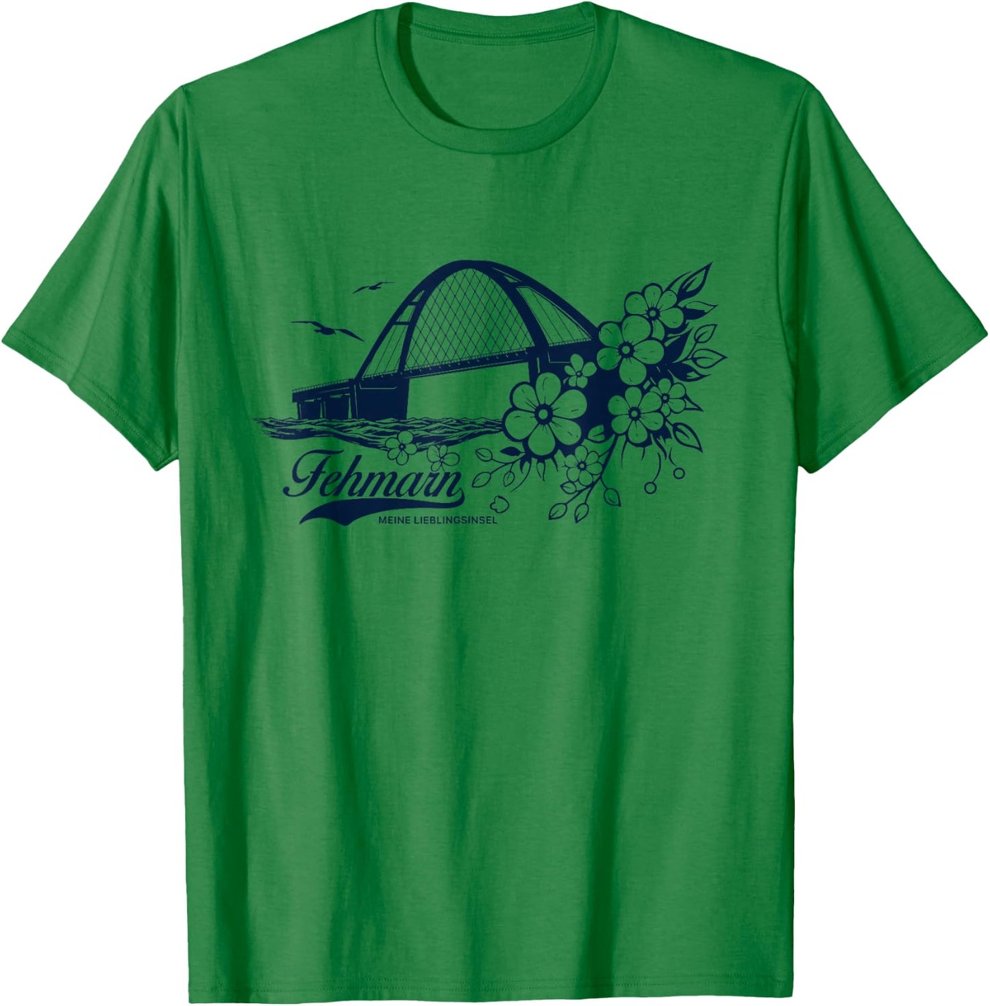 Fehmarn - Meine Lieblingsinsel T-Shirt - T-Shirt | Irish Green