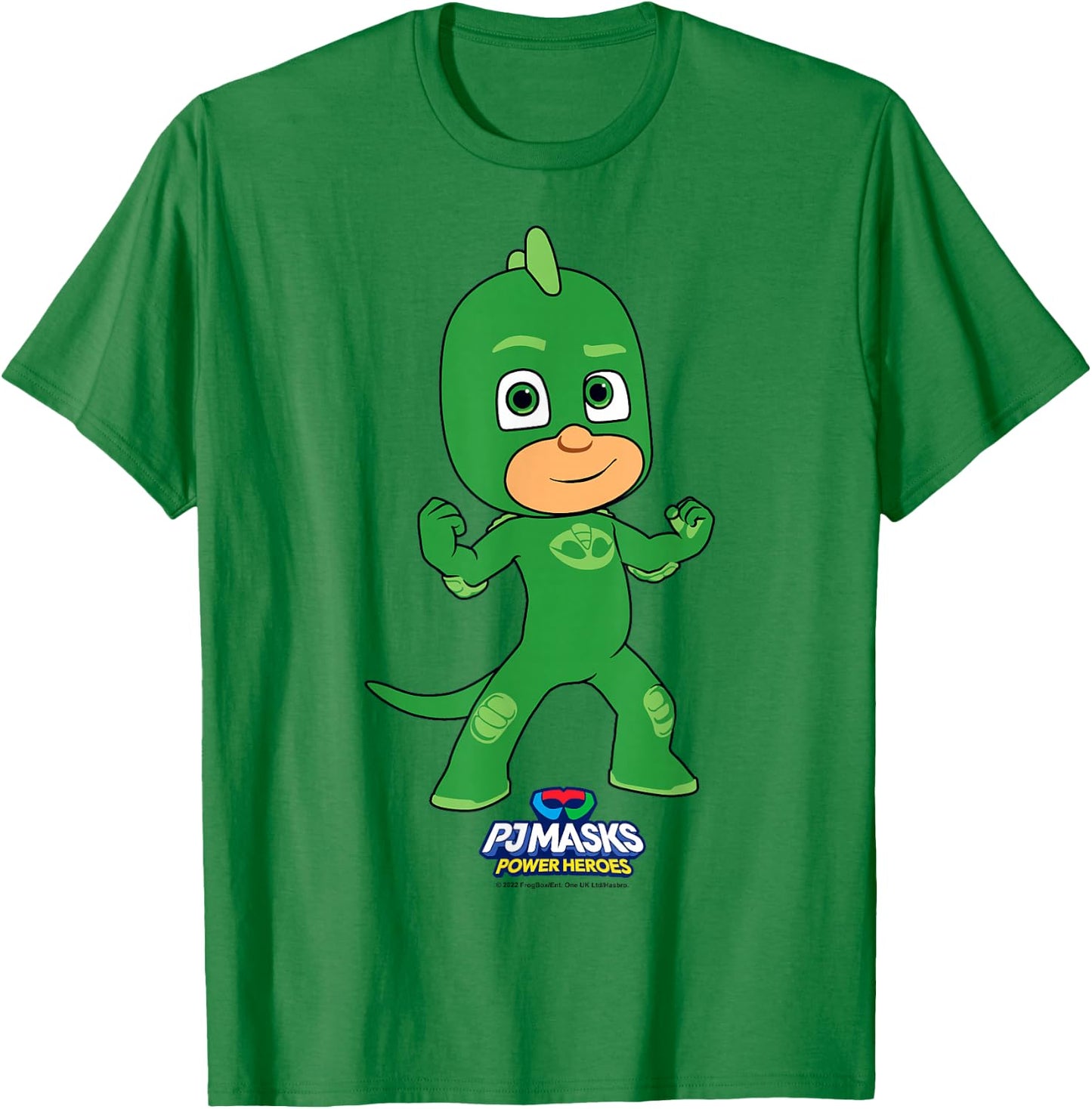 PJ Masks Gekko Greg Power Hero Portrait T-Shirt - T-Shirt | Irish Green