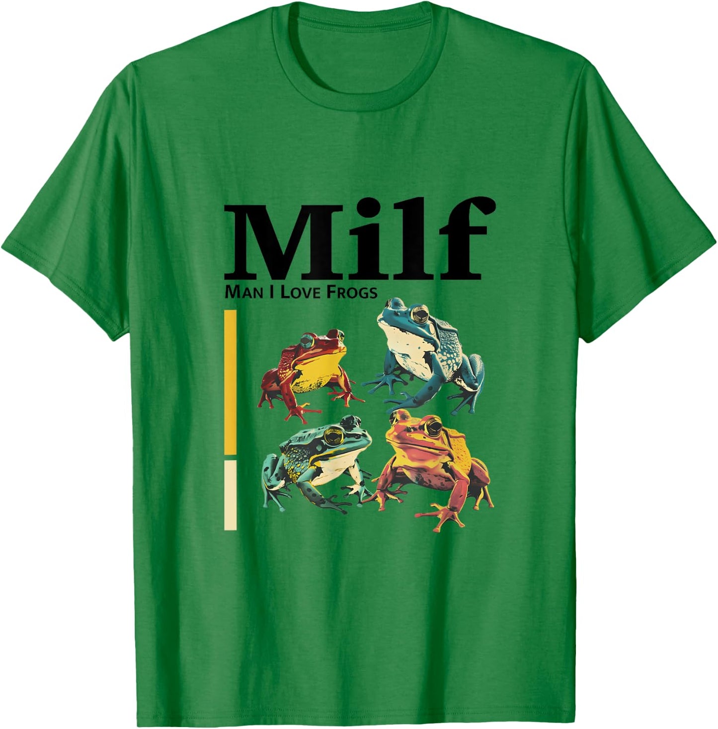 MILF - Funny Man I Love Frogs , white, S T-Shirt - T-Shirt | Irish Green