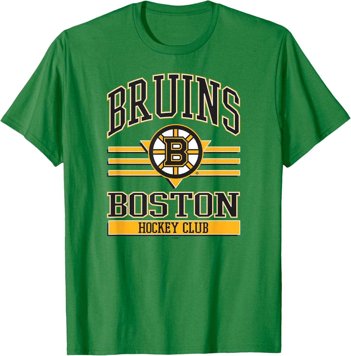 Boston Bruins Hockey Club Gray Officially Licensed T-Shirt - T-Shirt | Irish Green