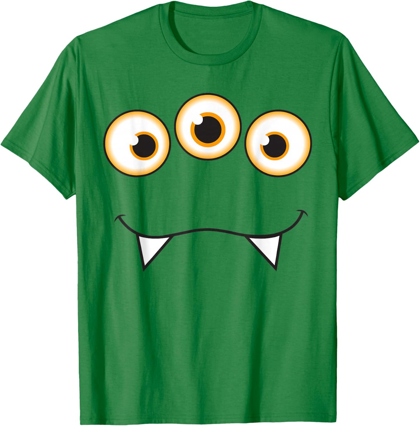 Monster Face Halloween - Cute Monster Costume , blue T-Shirt - T-Shirt | Irish Green