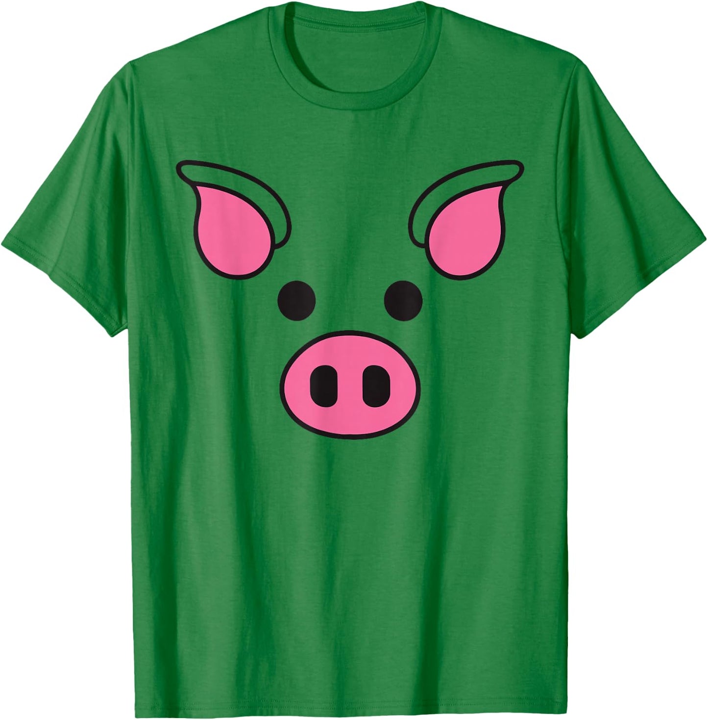 Pig Face Costume for Adult, Child, Men and Women T-Shirt - T-Shirt | Irish Green