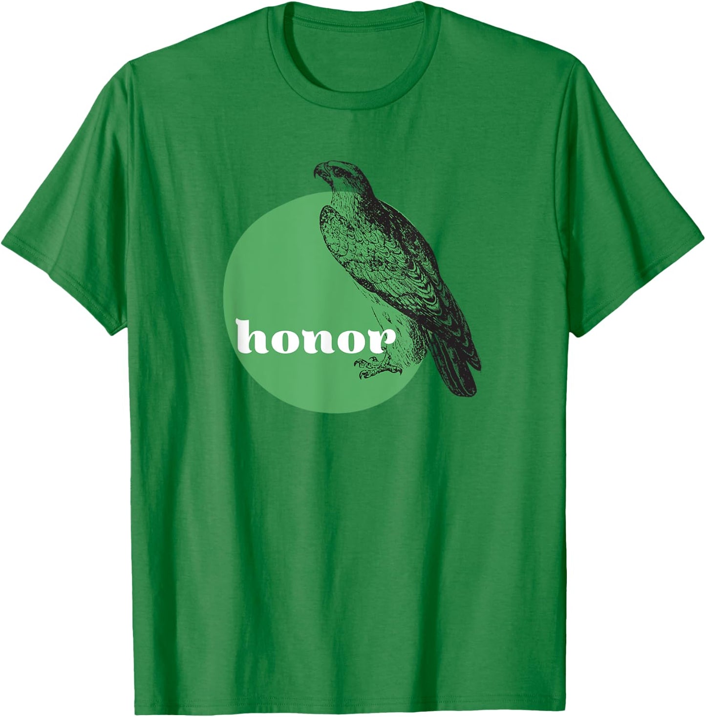Falconry | Honor | Peregrine Falcon | UAE | Dubai | Desert T-Shirt - T-Shirt | Irish Green